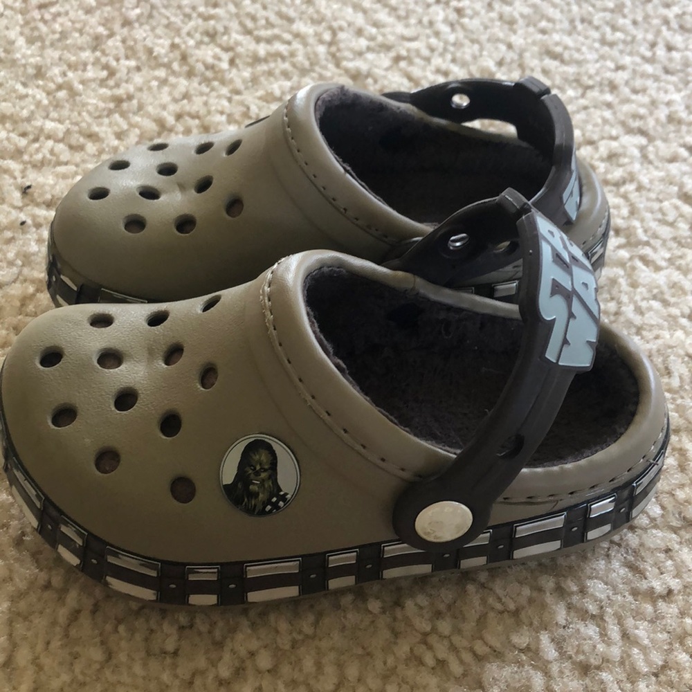 Chewbacca toddler crocs